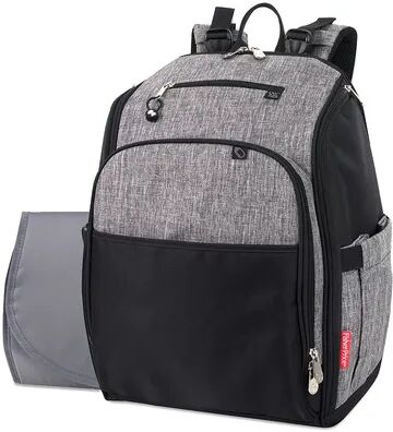 Fisher-Price Now Pockets Fast Finder Backpack Diaper Bag, Grey