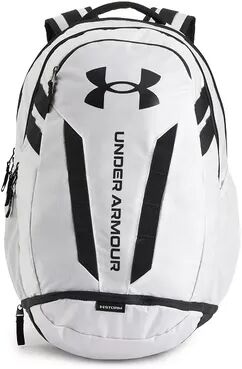 Under Armour Hustle 5.0 Backpack, White