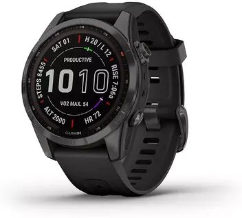 Garmin fenix 7 Solar Multisport GPS Smartwatch, Grey, Small