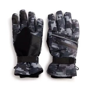 Tek Gear Men's Tek Gear Touch Screen Ski Gloves, Size: Small-Medium, Grey
