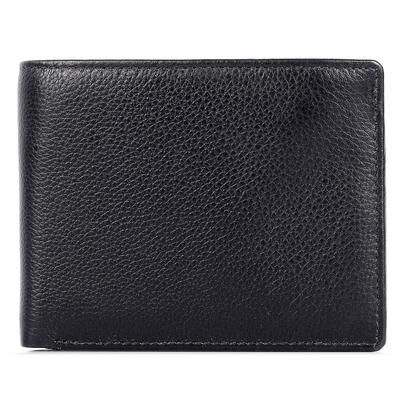 Karla Hanson RFID-Blocking Coin Pocket Leather Wallet, Black