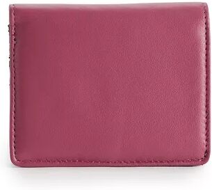 Sonoma Goods For Life Lambskin Leather RFID-Blocking Mini Bifold Wallet, Red