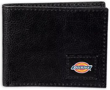 Dickies Men's Dickies Leather Slimfold Wallet, Black