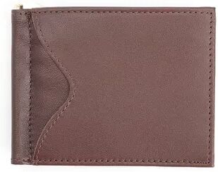 Royce Leather Money Clip Wallet, Dark Brown