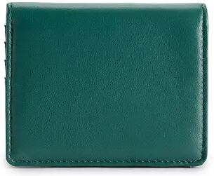 Sonoma Goods For Life Lambskin Leather RFID-Blocking Mini Bifold Wallet, Dark Green