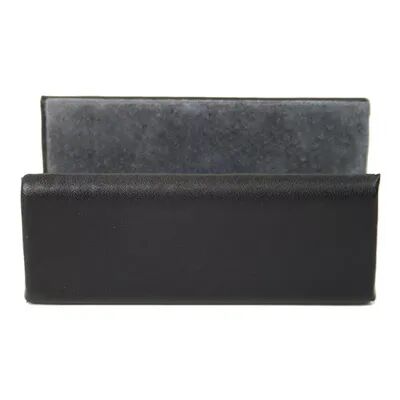 Royce Leather Business Card Holder, Black