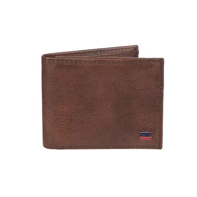 Levi's Men's Levi's RFID-Blocking Passcase Wallet, Dark Beige