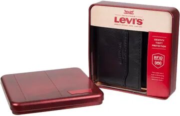 Levi's Men's Levi's RFID-Blocking Trifold Wallet, Black