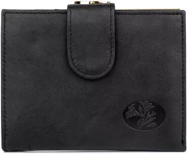 Julia Buxton Heiress RFID-Blocking Double Cardex Leather Wallet, Black