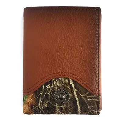 Realtree Men's Realtree Trifold Wallet with Realtree Edge Camo, Med Beige