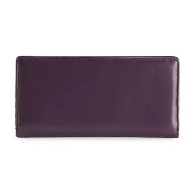 Sonoma Goods For Life Apt. 9 Lambskin Leather RFID-Blocking Slim Clutch Wallet, Purple