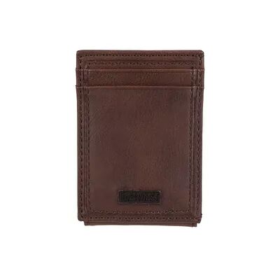 Levi's Men's Levi's RFID-Blocking Slim Front-Pocket Wallet, Brown