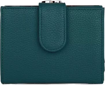 Julia Buxton Pebble Lexington RFID-Blocking Wallet, Green