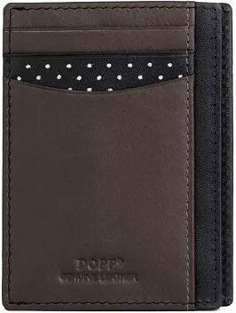 Dopp Men's Dopp Alpha RFID Front Pocket Get Away Wallet, Black