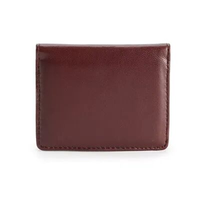 Sonoma Goods For Life Lambskin Leather RFID-Blocking Mini Bifold Wallet, Light Blue