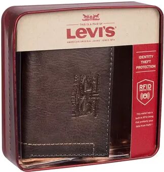 Levi's Men's Levi's RFID-Blocking Trifold Wallet, Brown