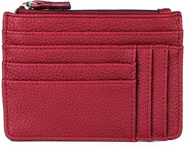 Julia Buxton Pik-Me-Up RFID-Blocking Slot Coin Pouch, Red