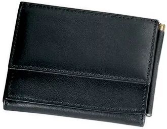 Royce Leather Money Clip Wallet, Black