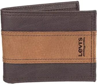 Levi's Men's Levi's RFID-Blocking Extra Capacity Traveler Wallet, Brown