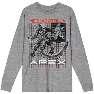 Licensed Character Men's Godzilla Vs Kong Mecha Tee, Size: XL, Grey