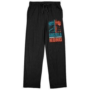 Licensed Character Men's Godzilla V. King Kong Sleep Pants, Size: XXL, Black