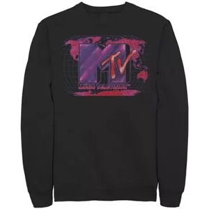 Licensed Character Men's MTV Music Television Global Domination Logo Sweatshirt, Size: XXL, Black