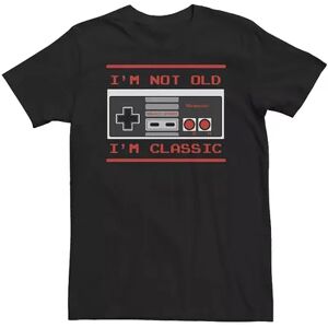 Licensed Character Big & Tall Nintendo I'm Not Old I'm Classic Tee, Men's, Size: XXL Tall, Black