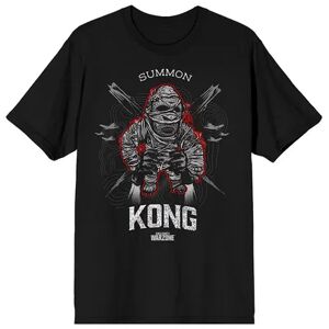 Licensed Character Men's Call Of Duty X Godzilla vs Kong Tee, Size: XL, Black
