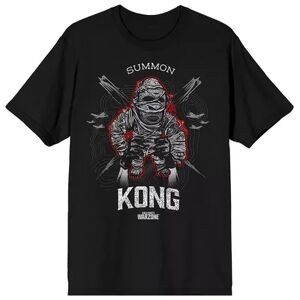 Licensed Character Men's Call Of Duty X Godzilla vs Kong Tee, Size: XXL, Black