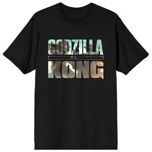 Licensed Character Men's Godzilla Vs Kong Movie Tee, Size: Large, Black