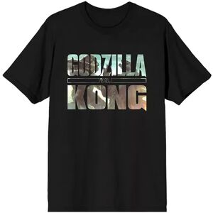 Licensed Character Men's Godzilla Vs Kong Movie Tee, Size: XL, Black