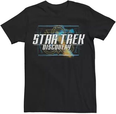 Licensed Character Men's Star Trek Discovery Supreme Logo Graphic Tee, Size: Large, Black