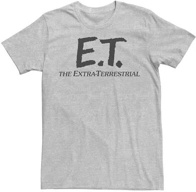 Licensed Character Men's E.T. Simple Extra Terrestrial Movie Logo Tee, Size: 3XL, Med Blue