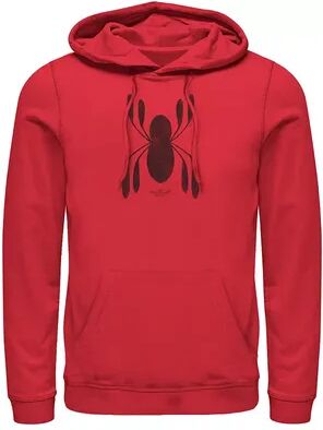 Marvel Men's Marvel Spider-Man Homecoming Homemade Logo Pullover Hoodie, Size: Large, Red