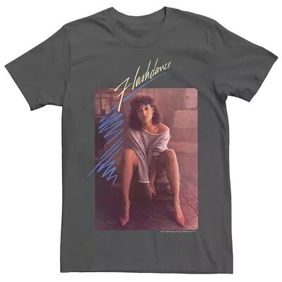 Licensed Character Men's Footloose The Music Is On His Side Poster Tee, Size: XXL, Grey