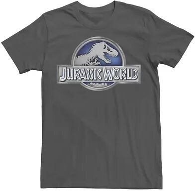 Licensed Character Men's Jurassic World Classic Metal Coin Logo Tee, Size: 3XL, Grey