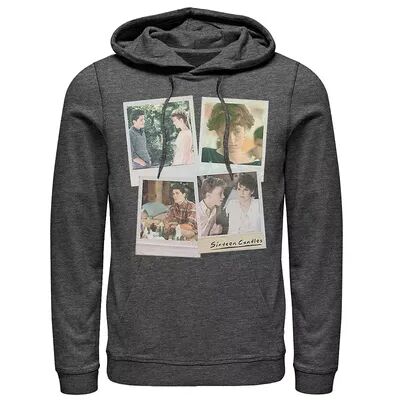 Licensed Character Men's Sixteen Candles Vintage Polaroid Scenes Hoodie, Size: 3XL, Dark Grey