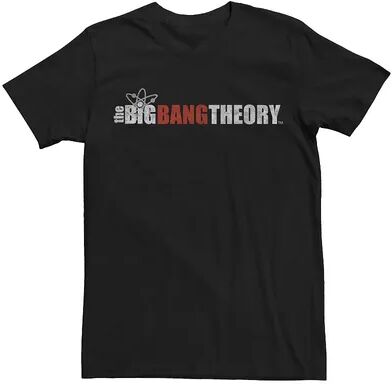 Licensed Character Men's The Big Bang Theory Logo Tee, Size: Large, Black