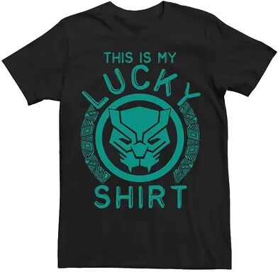 Marvel Men's Marvel Black Panther This Is My Lucky Shirt Tee, Size: Medium