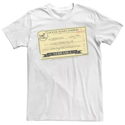Licensed Character Men's Caddyshack License To Kill Gophers Tee, Size: XL, White