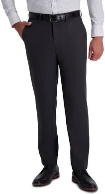 Haggar Men’s Haggar Premium Comfort Flex-Waist Slim-Fit Stretch Flat-Front Dress Pants, Men's, Size: 36 X 32, Dark Grey