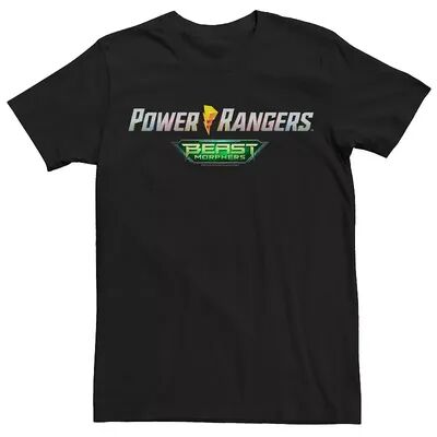 Licensed Character Men's Power Rangers Beast Morphers Logo Tee, Size: Small, Black