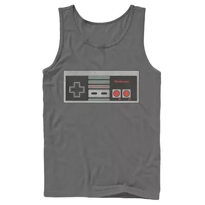 Licensed Character Men's Nintendo Entertainment Retro NES Controller Tank, Size: Medium, Black