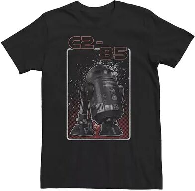 Star Wars Big & Tall Star Wars C2-B5 Rogue One Bubble Pop Tee, Men's, Size: 3XL Tall, Black