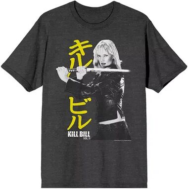 Licensed Character Men's Kill Bill Pose Tee, Size: Large, Grey