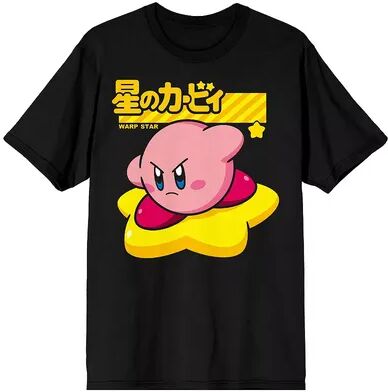 Licensed Character Men's Kirby Retro Video Game Tee, Size: XXL, Black