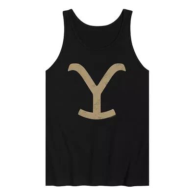 Licensed Character Men's Yellowstone Y Brand Tank, Size: Medium, Black