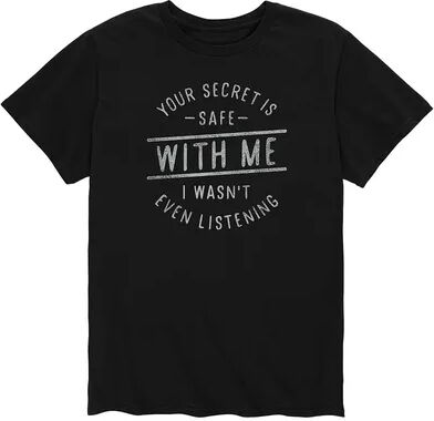 Licensed Character Men's Secret Safe With Me Tee, Size: Large, Black