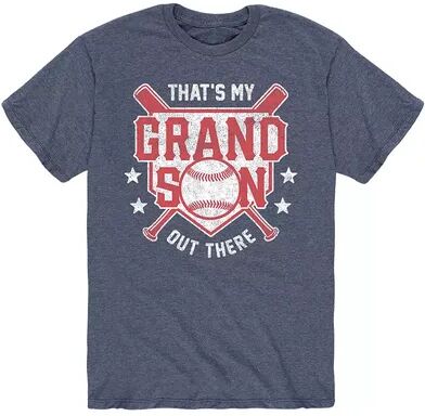 Licensed Character Men's That's My Grandson Out There T-Shirt, Size: XXL, Blue