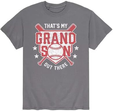 Licensed Character Men's That's My Grandson Out There T-Shirt, Size: XXL, Grey